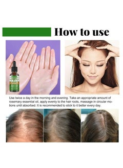 EELHOE Rosemary Essential Oil 30ml Pure Rosemary Oil for Hair Growth & Skin Care Nourishment Scalp Stimulates Hair Growth Rid of Itchy and Dry Scalp Refreshing Aromatherapy Oil for Men Women  - Image 4