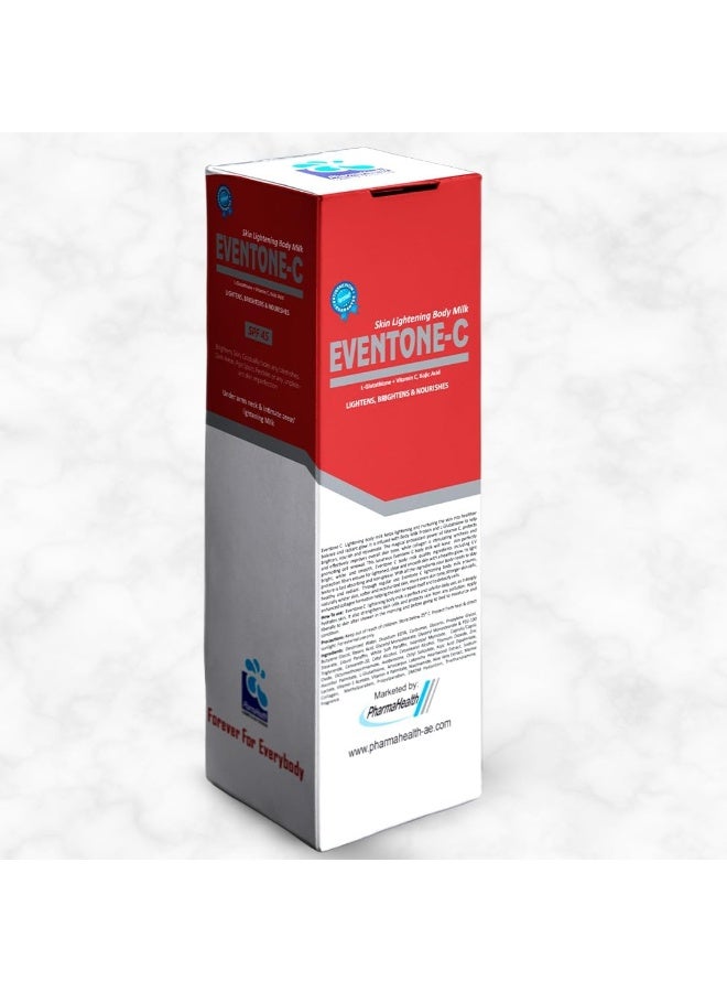 Pharmahealth Eventone C Body Milk 150ml Vitamin C Body Lotion | Brightening - Image 3