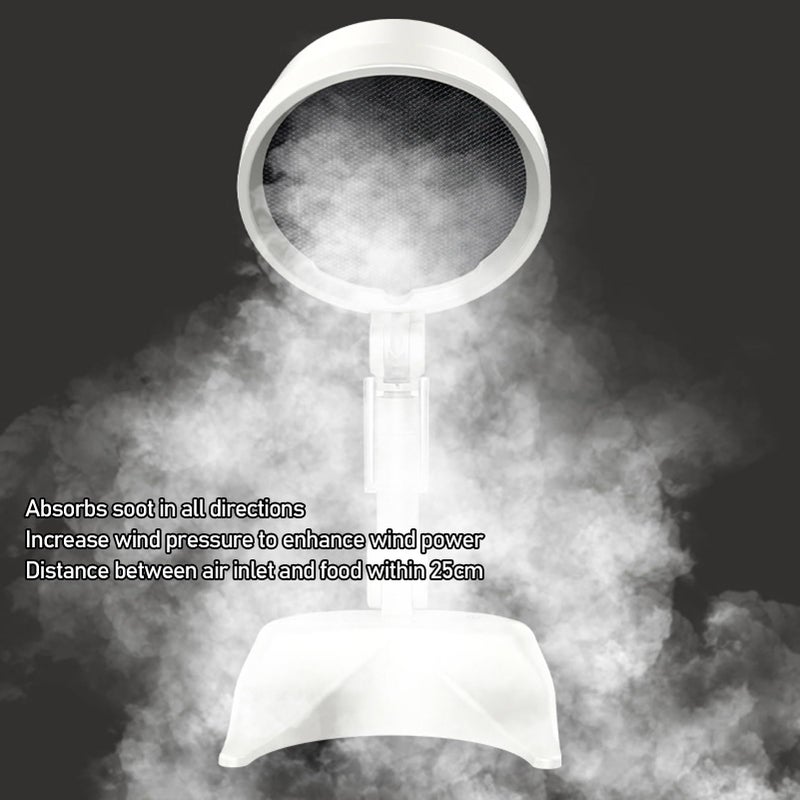 USB Portable Range Hood 3 Speeds Desktop Kitchen Exhaust Fan with Detachable Filter - Image 3