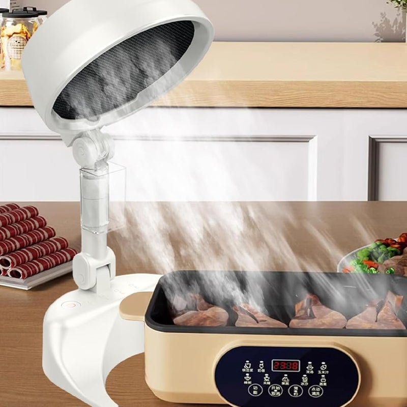 USB Portable Range Hood 3 Speeds Desktop Kitchen Exhaust Fan with Detachable Filter - Image 1