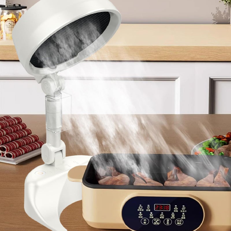 USB Portable Range Hood 3 Speeds Desktop Kitchen Exhaust Fan with Detachable Filter - Image 2