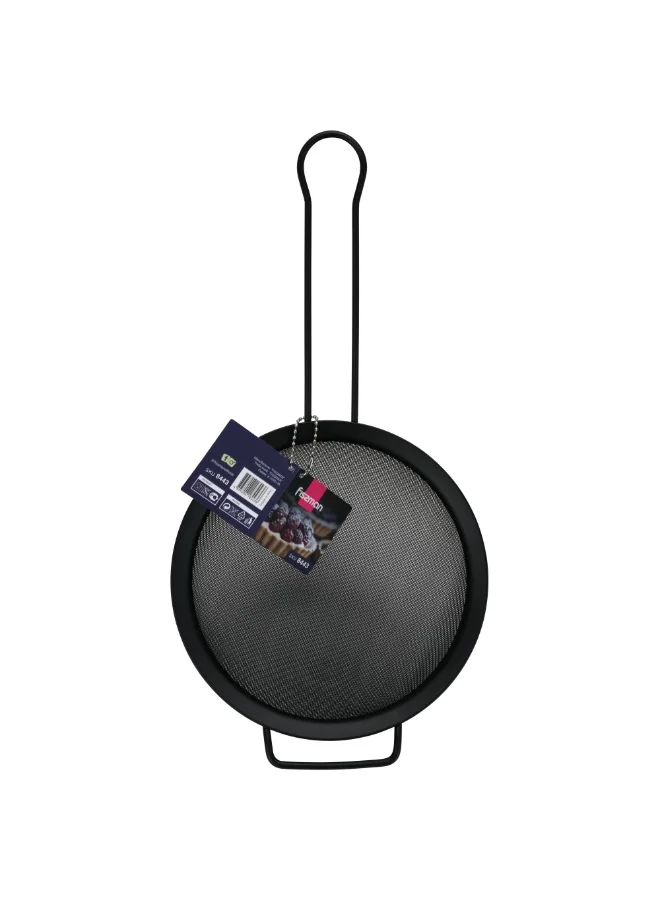 Fissman  Fine Mesh Strainer 18cm with Hanging Loop, Kitchen Fine Mesh Seive Stainless Steel, Sieve Sifters For Food, Tea, Rice, Oil, Noodles, Fruits, Vegetables - Easy to Clean, Rust Proof  | Best Price UAE