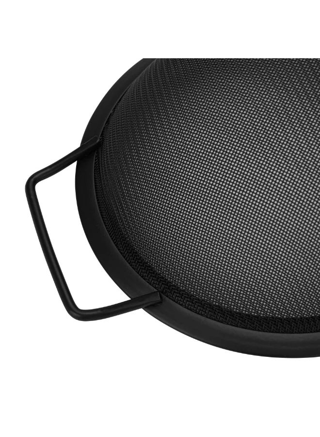 Fissman  Fine Mesh Strainer 18cm with Hanging Loop, Kitchen Fine Mesh Seive Stainless Steel, Sieve Sifters For Food, Tea, Rice, Oil, Noodles, Fruits, Vegetables - Easy to Clean, Rust Proof  | Best Price UAE