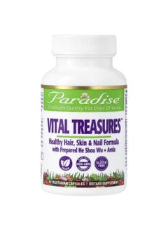 Paradise Herbs Paradise Herbs, Vital Treasures, 60 Vegetarian Capsules  - Image 1