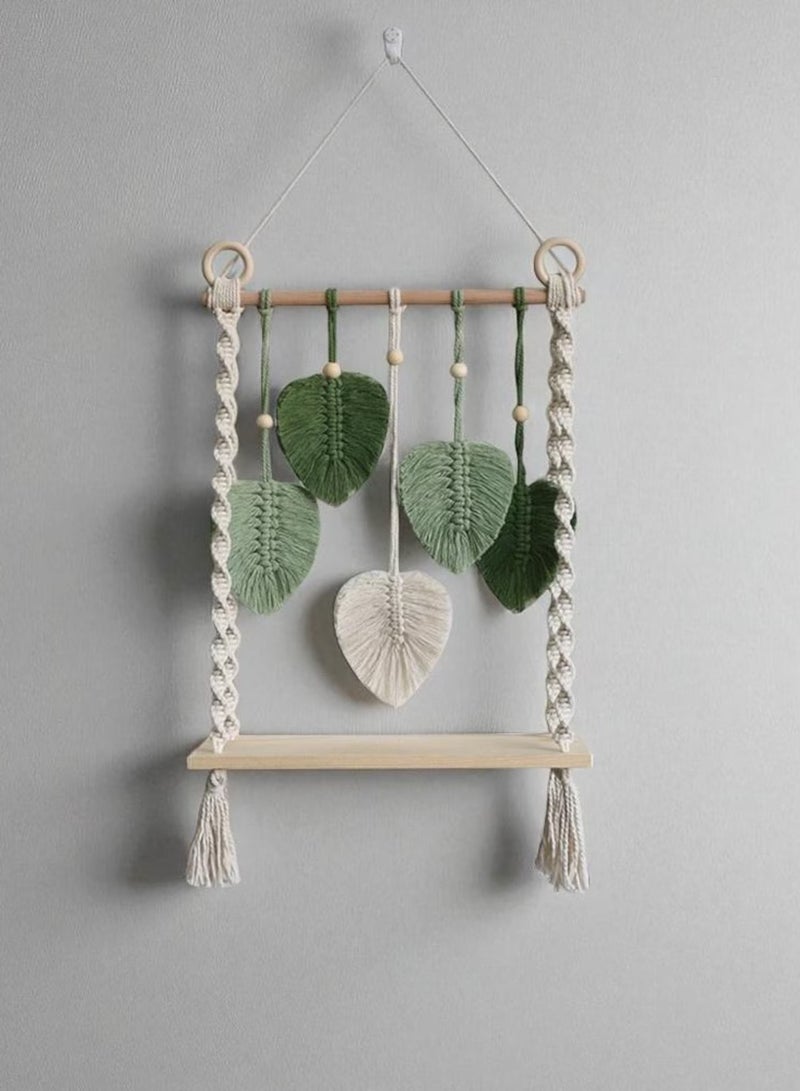 انتيكيانو رف حائط خشبي - Image 2