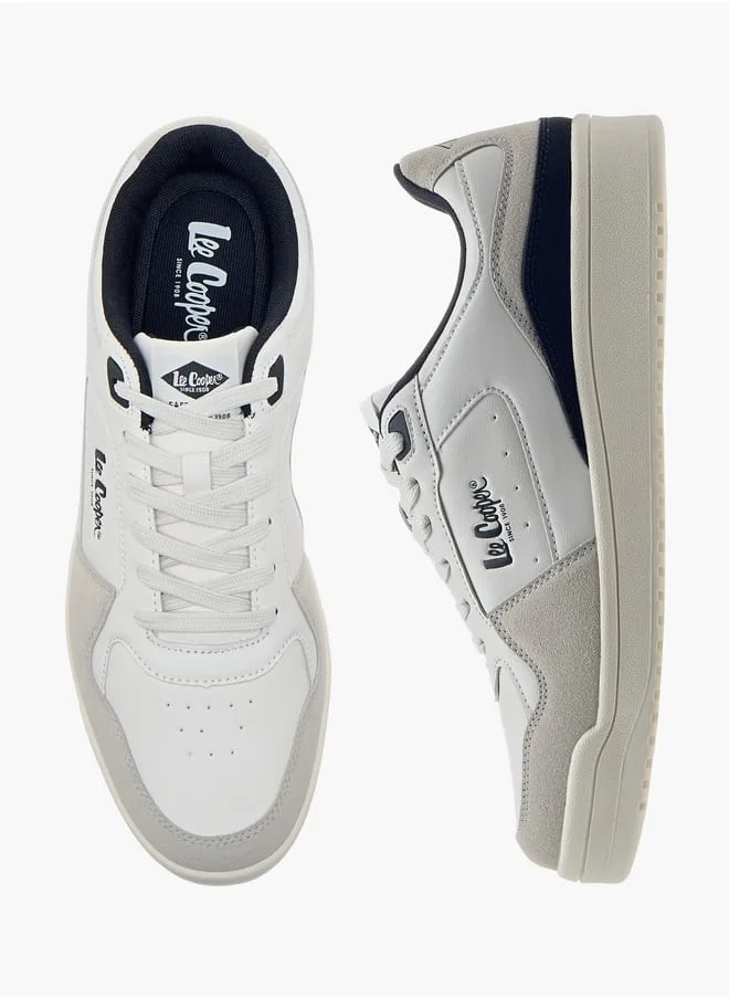 Lee Cooper Men's Panelled Lace-Up Sneakers