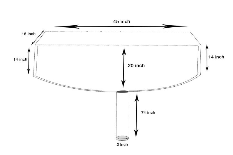 Da Anushi AC Service Wash Bag Waterproof Cover With Drain Outlet for 1.5 Ton to 2 Ton Split AC - Clear Polyvinyl Chloride - Image 5