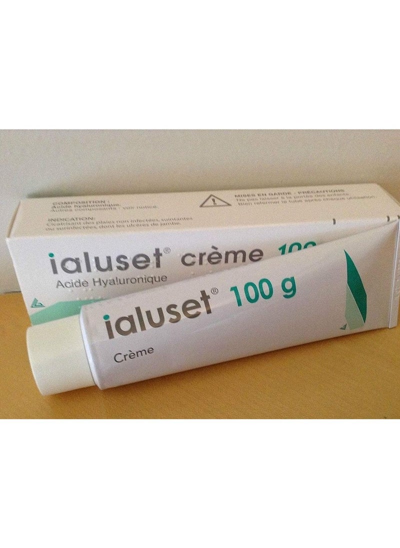 IALUSET - Ialuset Hyaluronic Acid Cream 100% Pure Undiluted 3.3 ounces (100g) - Image 1