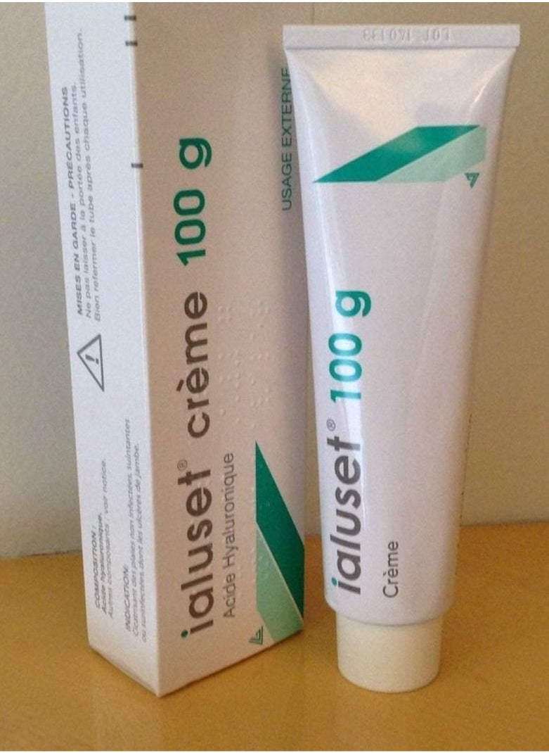 IALUSET - Ialuset Hyaluronic Acid Cream 100% Pure Undiluted 3.3 ounces (100g) - Image 1
