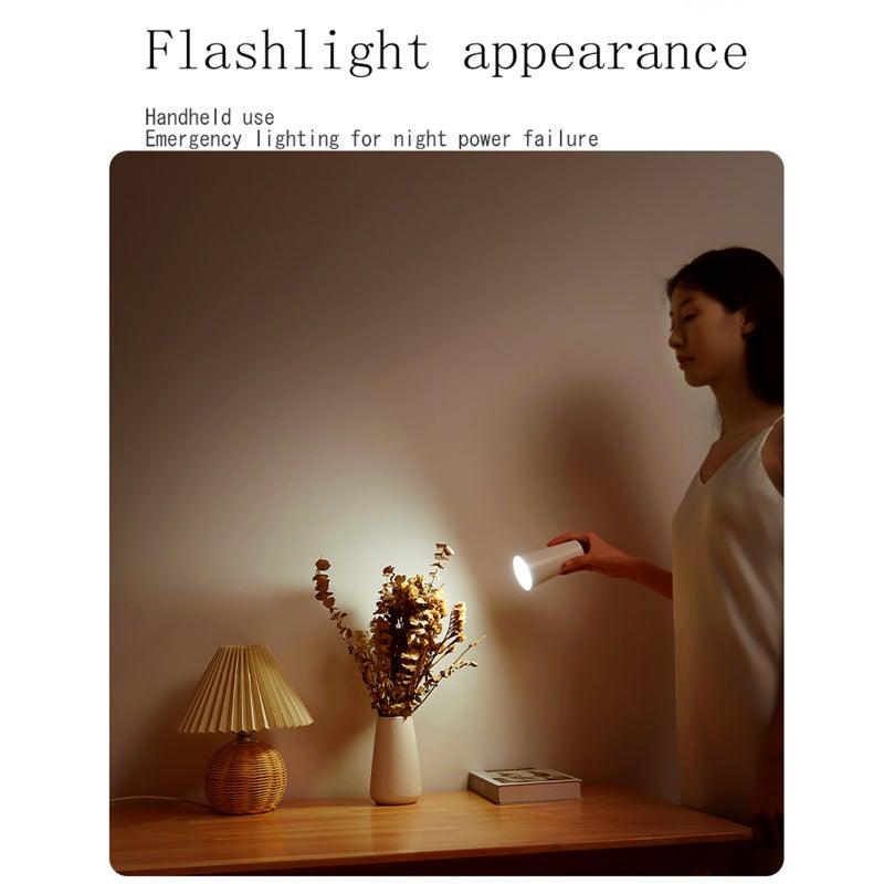 Magnetic Creative USB Rechargeable Desk Lamp Projection Sunset Lamp Eye Care Desk Lamp Magnetic Pick Up Can be Held as a Flashlight 3-speed Touch Control Dimming 2000mah Battery - Image 4