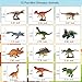 RUSON 12 Pcs Mini Dinosaur Animals Figures Toys Realistic Dinosaur Playset Figurines Cake Topper Toy Set Christmas Birthday Easter Egg Gift Party Supplies for Kids Toddlers - Image 4