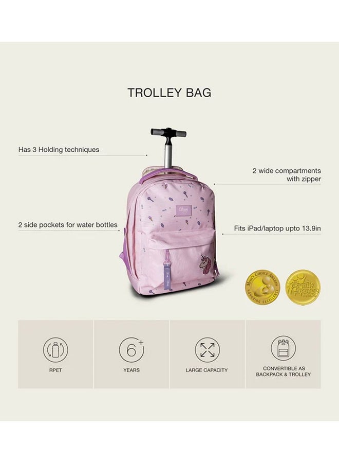 Citron Ballerina Kids Trolley Bag 18 Inch