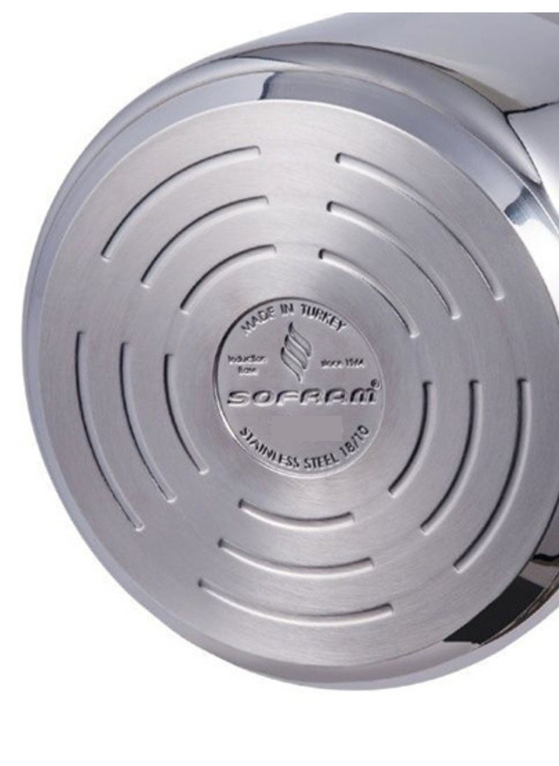Sofram - stainless steel milk pot 14 cm 1.5 litter - Image 1