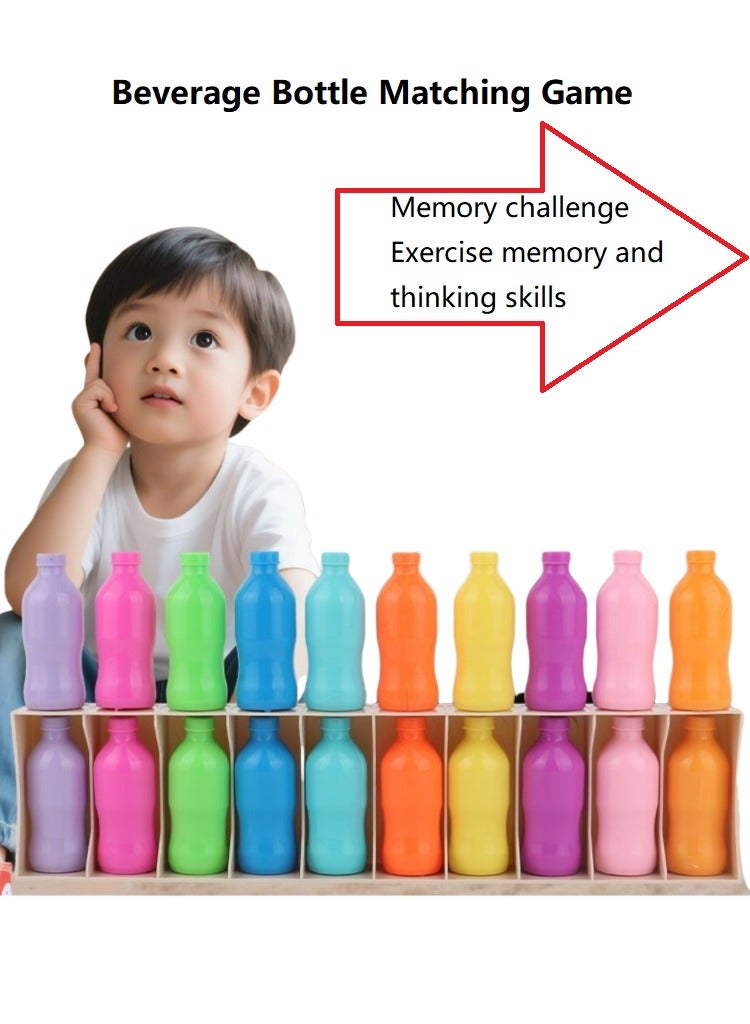 مطابقة الزجاجات: لعبة تحدّي الذاكرة الكلاسيكية - Image 2