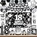 PARTY TONIGHT 18th Birthday Party Supplies Black 18th Birthday Decorations for Boys And Girls Include 18th Birthday Cake Topper Time To Adult Banner Background Balloons Happy 18 Year Old Birthday Decorations - Image 2