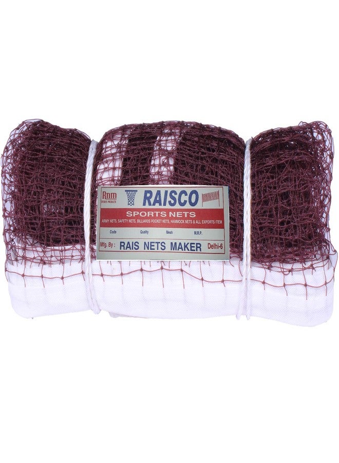 RAISCO 716E Nylon TopTap Practice Badminton Net (Brown), Brown, Black - Image 3