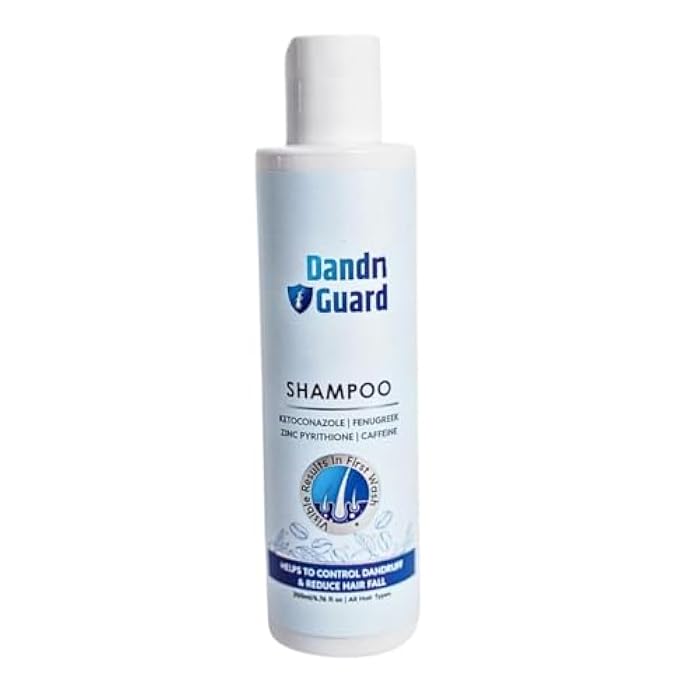 Anti-Dandruff Shampoo | Anti-Hair-Fall Shampoo | Dermatologically Solution | Women & Men | 200ml - Image 1