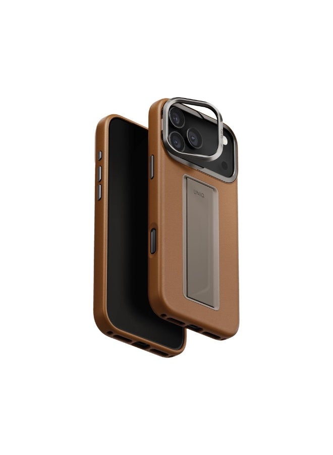 UNIQ iPhone 17 Protective Phone Cover (Caramel) | Slim & Lightweight | Shockproof Protection | Matte Finish | iPhone 17 Pro Max Caramel