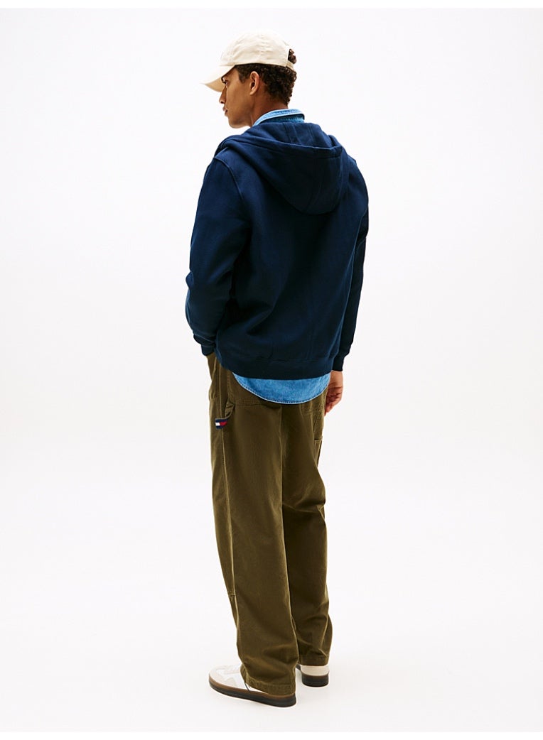 TOMMY JEANS Brushed Fleece Zip-Thru Hoody - Image 4