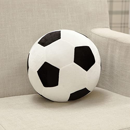 OurHonor Plush Soccer Ball 118 Soft Soccer Stuffed Toy Soccerball Throw Pillow Fluffy Football Plushies Toy Sport Gift for Boy Girls Chrismas Decor - Image 5