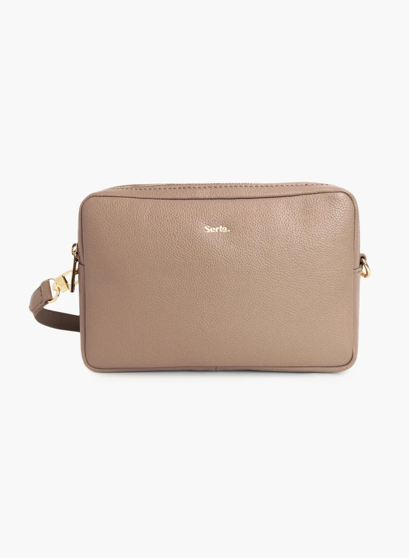 Serla Allegra Double Zip Crossbody Bag