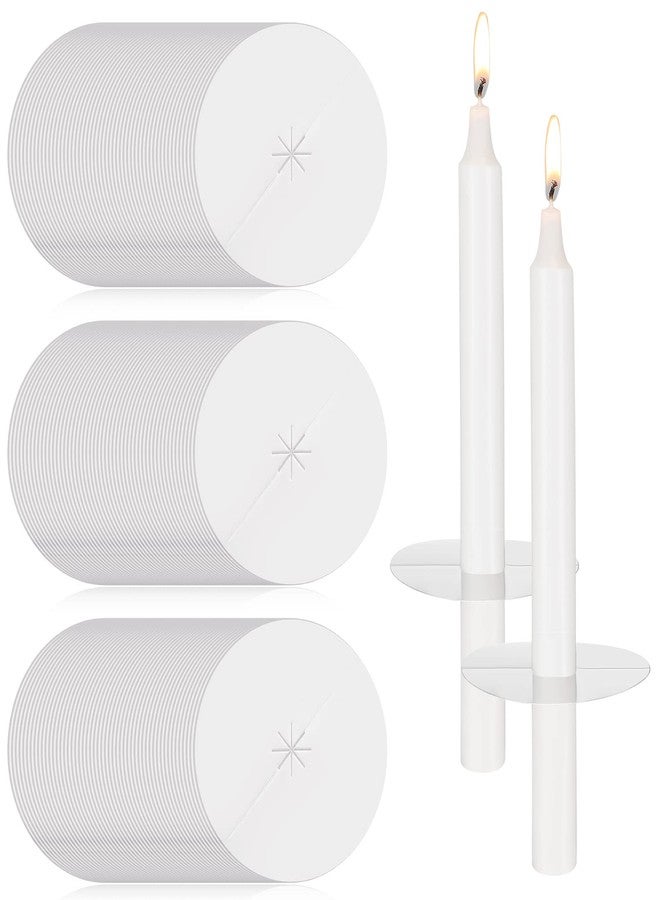 Perthlin 150 Pack Church Candle Drip Protectors Not Include Candles, Candlelight Service Kit Heavy Duty Holders for Candlelight Vigil Church Service, Devotional, Christmas Eve - Image 1