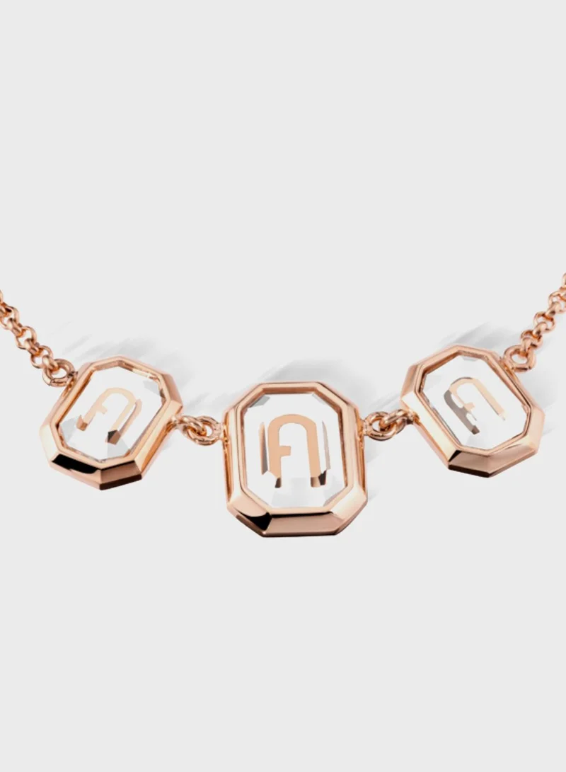 Furla Octagonal  Necklace