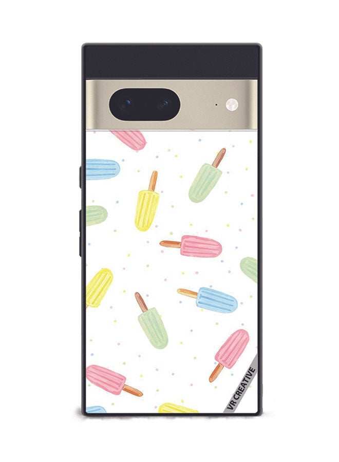 Protective Case Cover For Google Pixel 7 Ice Cream Design Multicolour