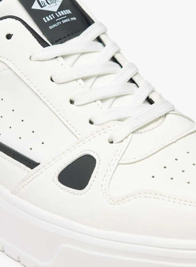 Lee Cooper Men's Colourblock Sneakers with Lace-Up Closure