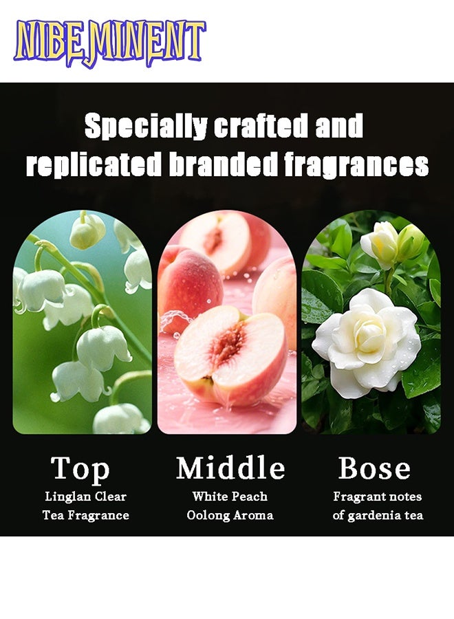 NIBEMINENT 120G Platycladus Orientalis & Usman Grass Shampoo Bar, Enriched with Ginseng, Platycladus Orientalis & Herbal Extracts, Gently Cleanses Hair, Hydrates & Moisturizes, Controls Oil, Lightweight & Non-Greasy, Suitable for All Hair Types, Christmas Gift - Image 5