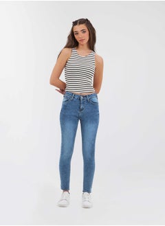 Medium-Waist Medium Wash Degrade Skinny Jeans. - pzsku/Z1F88D5BFAA35BCBEC51AZ/45/_/1721177807/e46fce58-4299-40de-9417-1c1faf5bf135