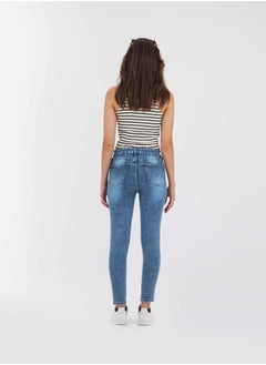 Medium-Waist Medium Wash Degrade Skinny Jeans. - pzsku/Z1F88D5BFAA35BCBEC51AZ/45/_/1721177819/6387e7cb-40e3-4b17-96b2-ade7caf3191b