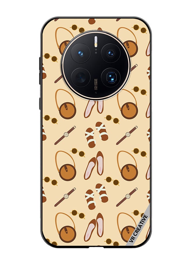 VR CREATIVE Protective Case Cover For Huawei Mate 50 Pro Outfit Vintage Vector Design Multicolour - Image 1