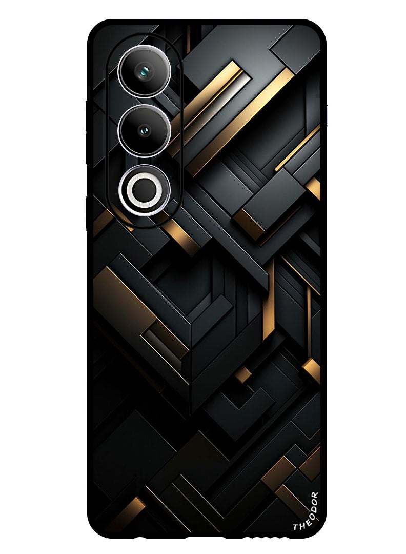 Theodor Protective Case Anti Scratch Shock Proof Bumper Cover For OnePlus Ace 3V Black Dourado - Image 1