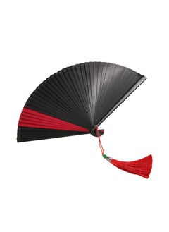 General 16cm Bamboo Fan Mini Fan Folding Fan Dance Fan Exquisite Craft Gift Fan  - Image 1