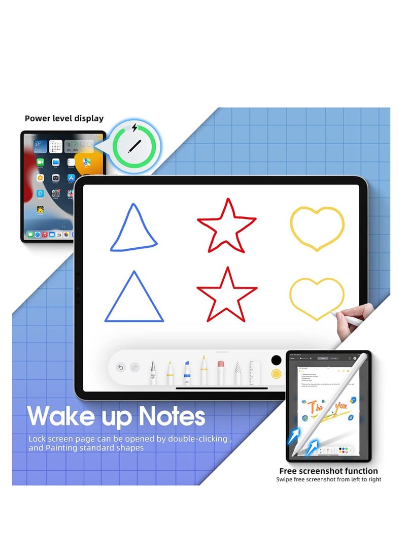 Stylus Pen for iPad Pencil 2nd Generation – Compatible with Apple iPad Pro 11" (1st-5th Gen), iPad Pro 12.9" (3rd-5th Gen) - Image 4