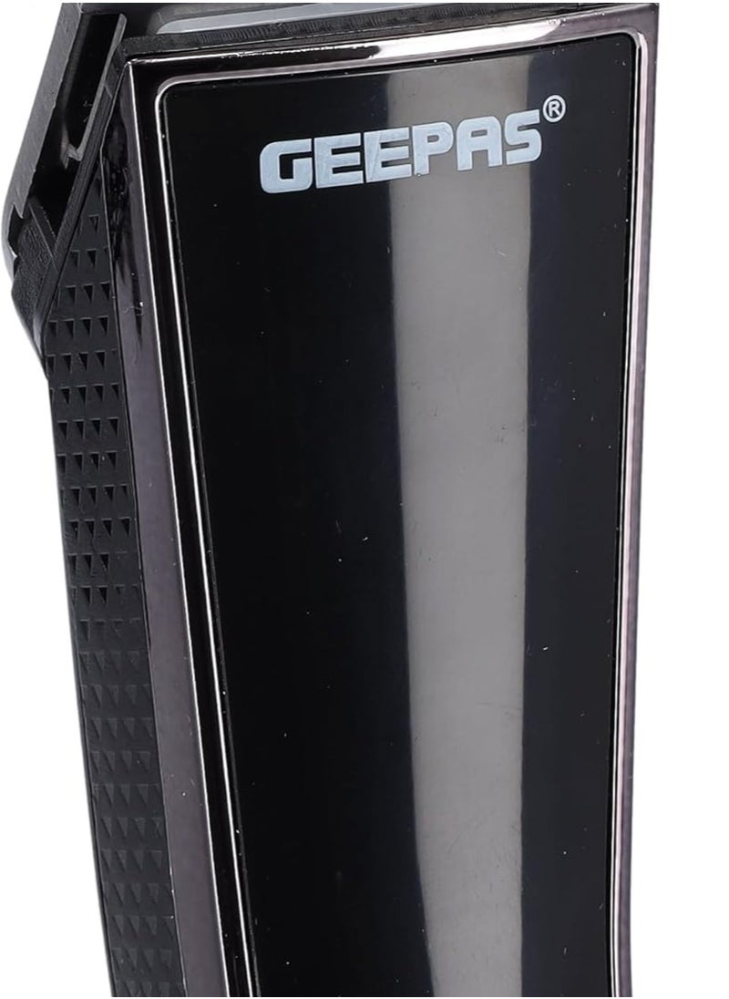 GEEPAS - Geepas-Rechargeable Trimmer, Adjustable Trimming Guide, GTR56024 | Cordless Trimmer for Men's Beard | Charging Indicators | Hair Clipper & Beard Stubble Trimmer Kit - Image 1