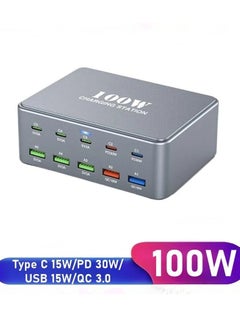 Generic 100W Multi USB Type-C Charger – QC3.0 PD 30W Fast Charging Station  - Image 3