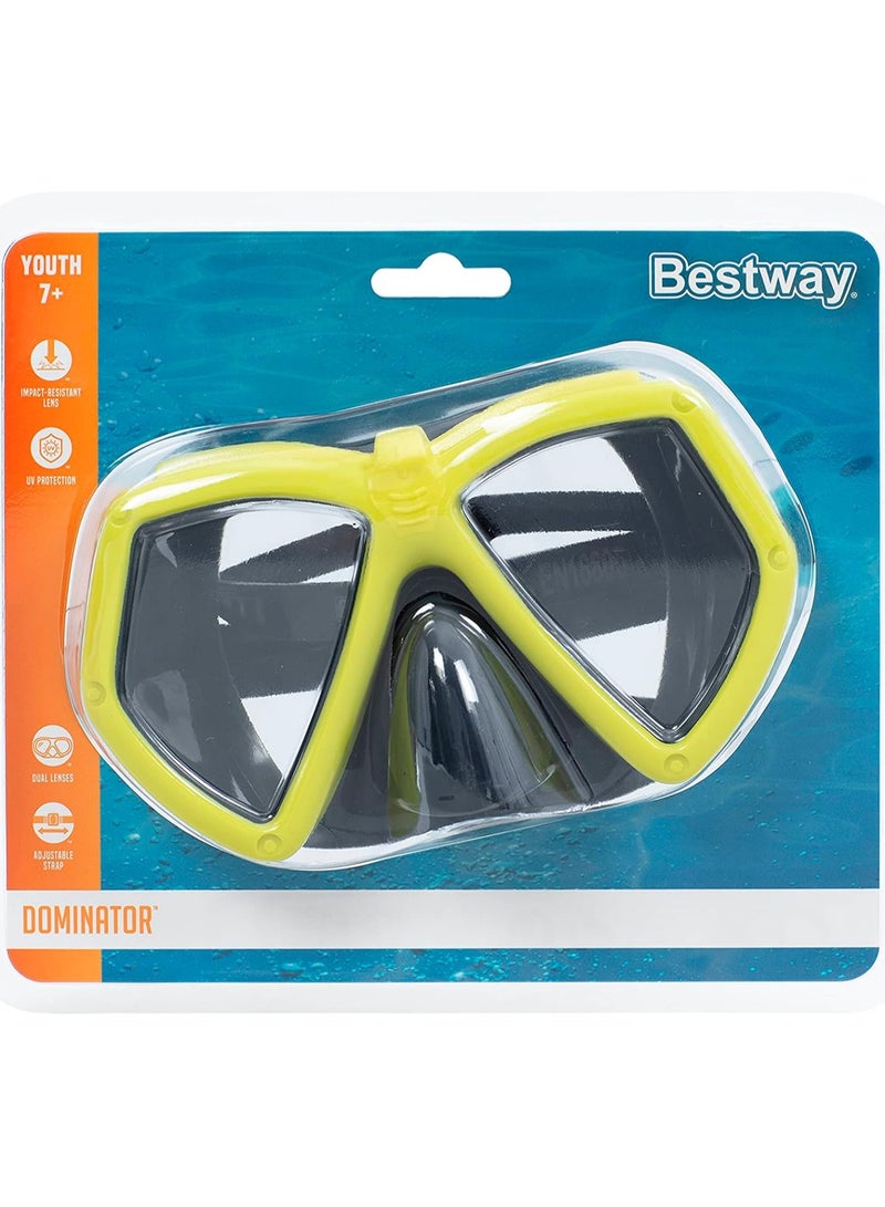 Bestway Bestway swim mask kids swimming goggles with nose cover - 1pcs - no:22040 (assorted colours) - Image 4