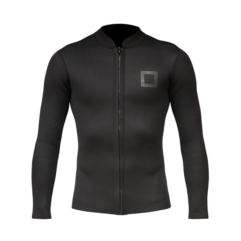 Surf Squared Men's Wetsuit Top Jacket 2mm or 3mm - Neoprene Long Sleeve for Warmth & Comfort, Extended Back Flap - Ideal for Surfing, Snorkeling & Watersports - Large - 3MM - Image 5