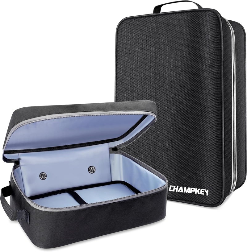 Champkey Premium Soft Padded Golf Shoe Bag | 300D Polyester Oxford Fabric with 210D Liner Sport Shoe Bag - Image 1
