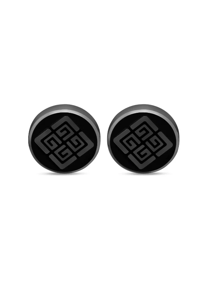 Guy Laroche Charlie.2 Grey & Silver Cufflink for Men