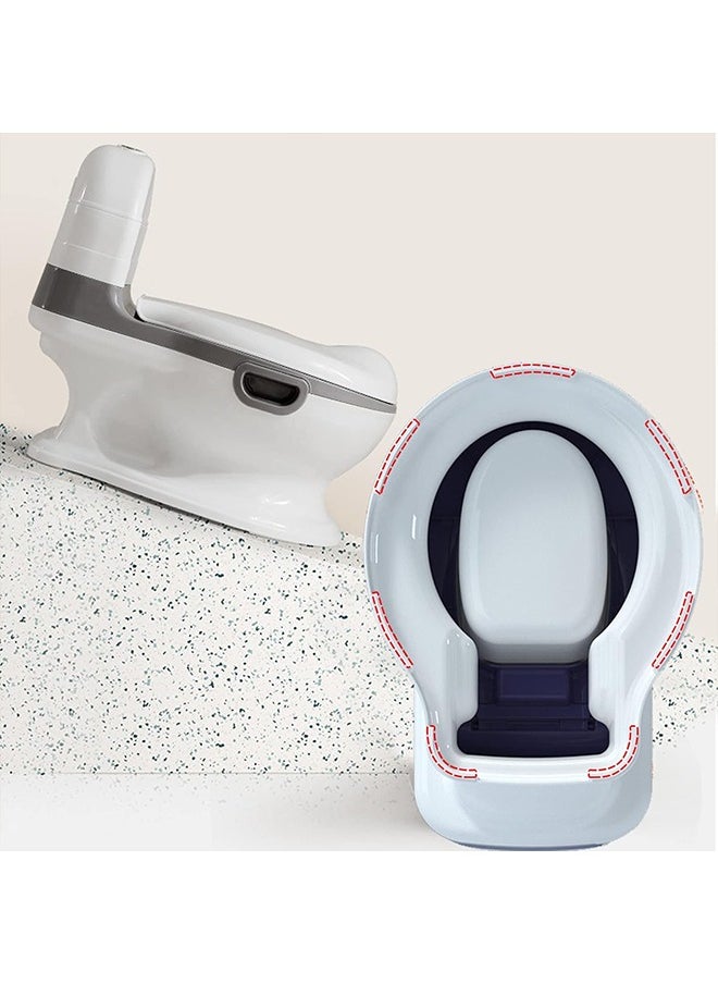 Topyich Baby Potty Training Seat, Kid Size Potty, Potty Training Seat for Toddlers & Kids – Easy to Empty and Clean (Gray), Free 10 Cleaning Bags  - Image 5