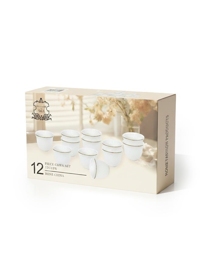 Shallow ISA 3PCS Porcelain Bowl Set – 12cm White Snack & Serving Bowls for Daily Use, Elegant, Ramadan, Eid, Diwali & Festive Hosting - Image 5