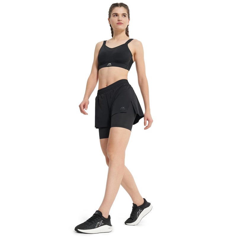 Athlex Women's 2-Pack 2-in-1 Running Shorts – Pulse+ Lightweight & Breathable Athletic Shorts with Moisture-Wicking Fabric - Image 4