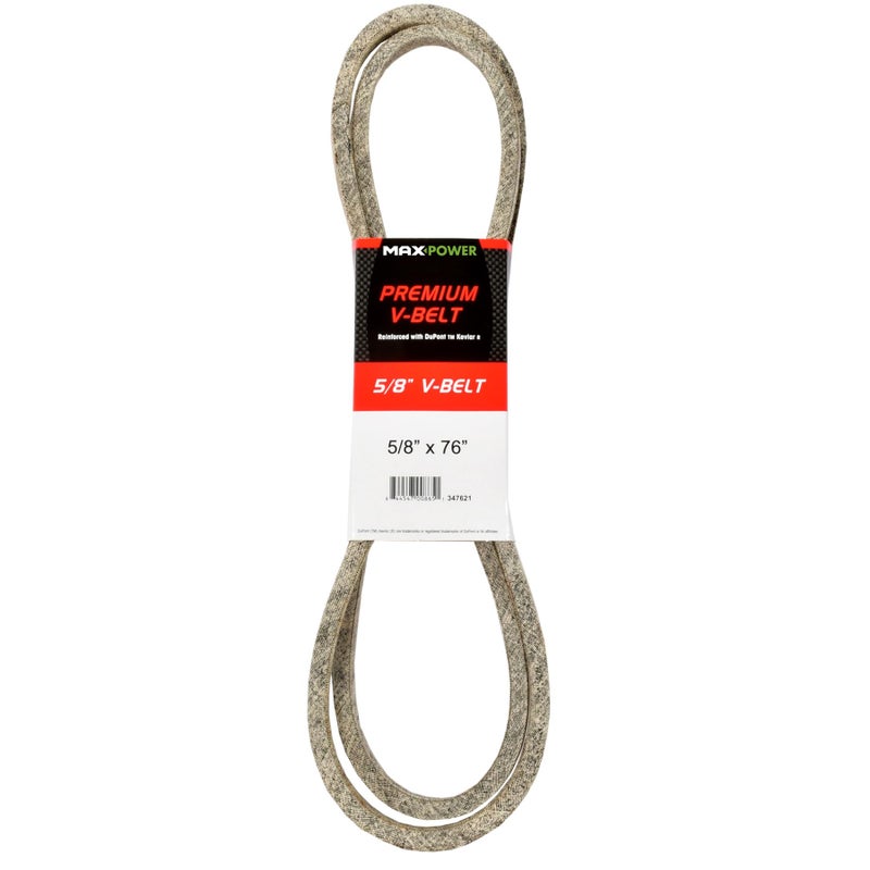 Maxpower 347621 Premium Belt Reinforced with Kevlar Fiber Cords 58 x 76