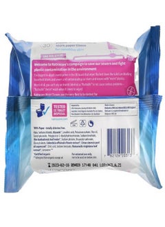 NATRACARE Safe to Flush Moist Tissues 30 Tissues  - Image 2