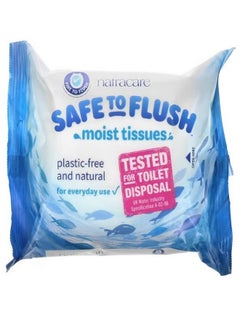 NATRACARE Safe to Flush Moist Tissues 30 Tissues  - Image 1