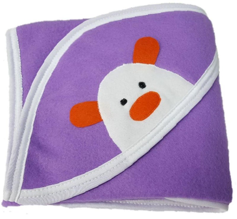 BRANDONN Newborn Original 3PCS.. Big Size (36 X 27) Cute Baby Blankets for Babies (Blue, C-Green, Purple; Pack of 3) - Image 2
