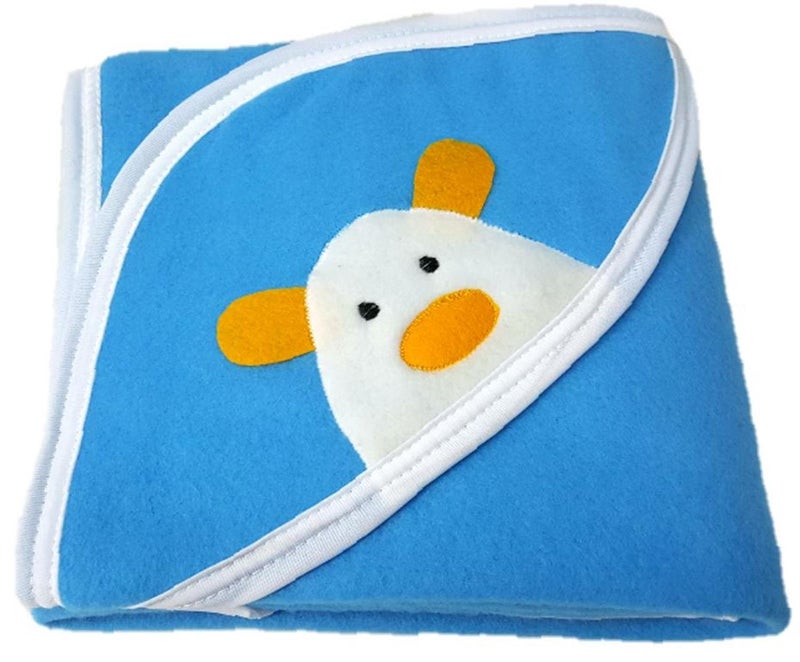 BRANDONN Newborn Original 3PCS.. Big Size (36 X 27) Cute Baby Blankets for Babies (Blue, C-Green, Purple; Pack of 3) - Image 4